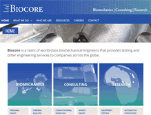 Tablet Screenshot of biocorellc.com